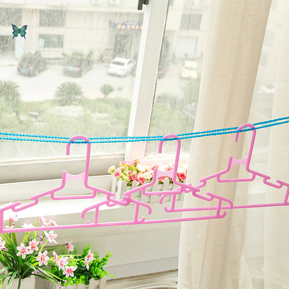 Buy 1 Get 2 Free Offer 3 Pcs Wind Proof Non Slip Nylon Hanging Drying Rope Clothes washing