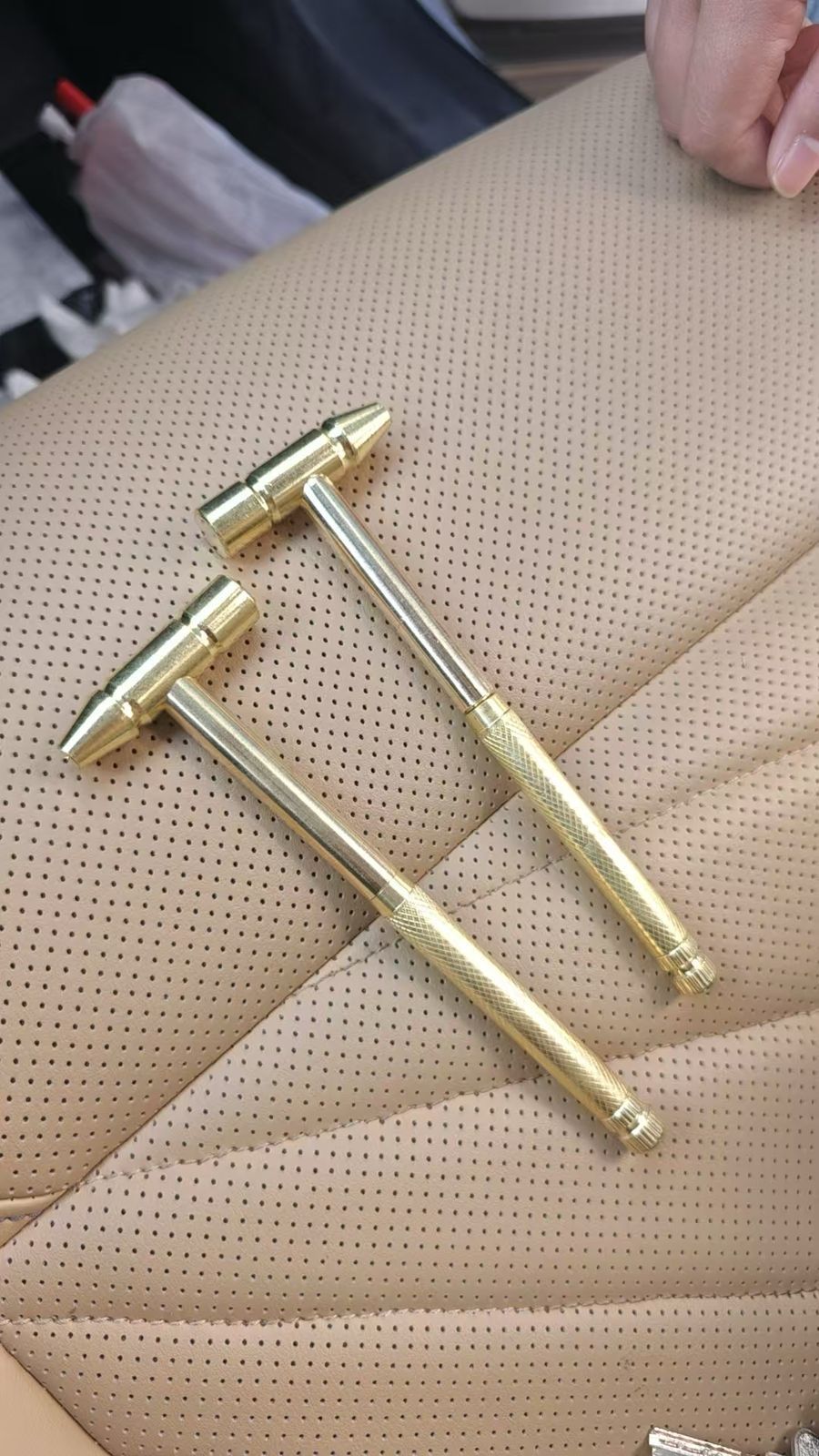 Gold-Tipped Mini Hummers - Car Decor
