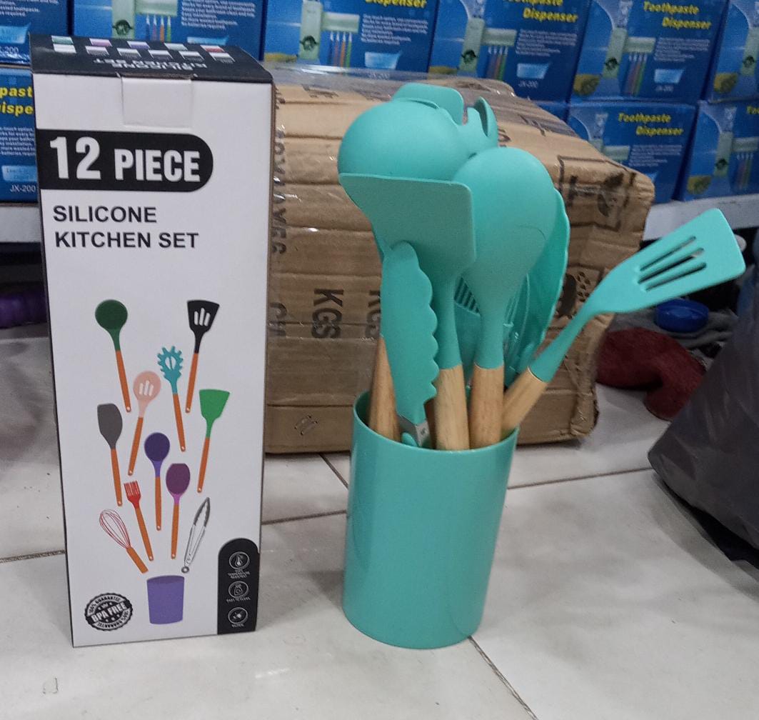 12-Piece Silicone Kitchen Utensil Set