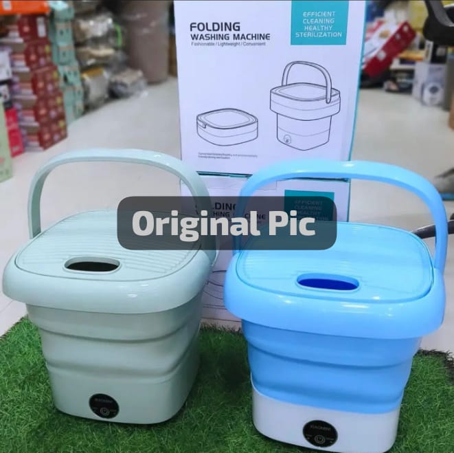 Portable Foldable Mini Washing Machine β Compact, Travel-Friendly & Ideal for Small Loads
