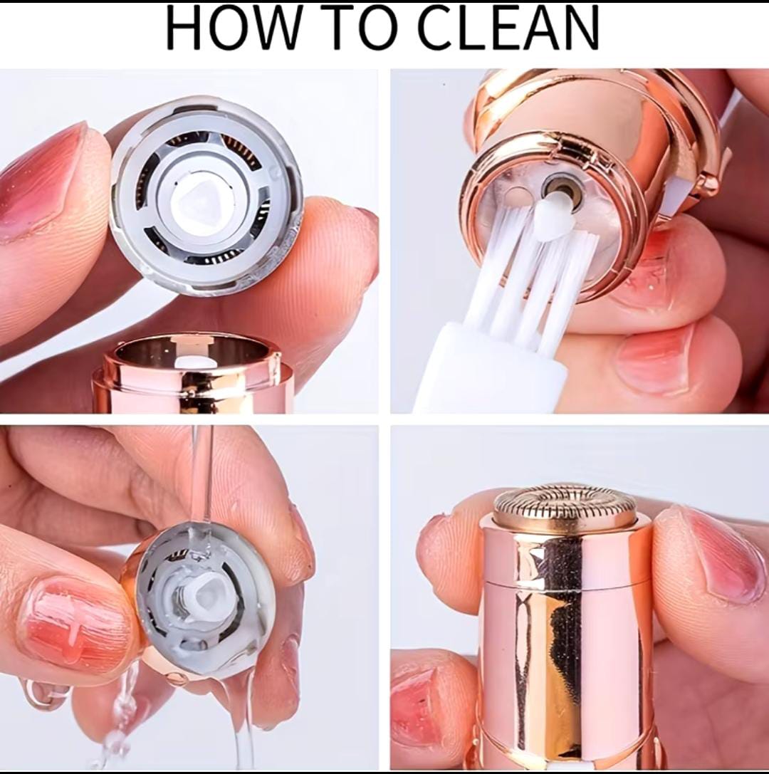 Flawless Eyebrow & Upper Lip Hair Remover – Rechargeable Eyebrow Trimmer for Women