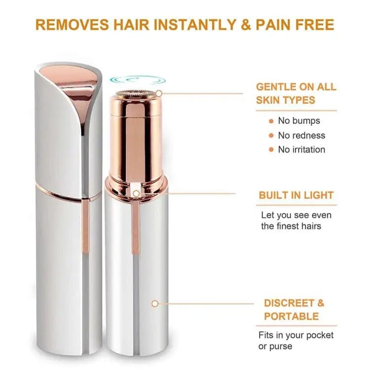 Flawless Eyebrow & Upper Lip Hair Remover – Rechargeable Eyebrow Trimmer for Women
