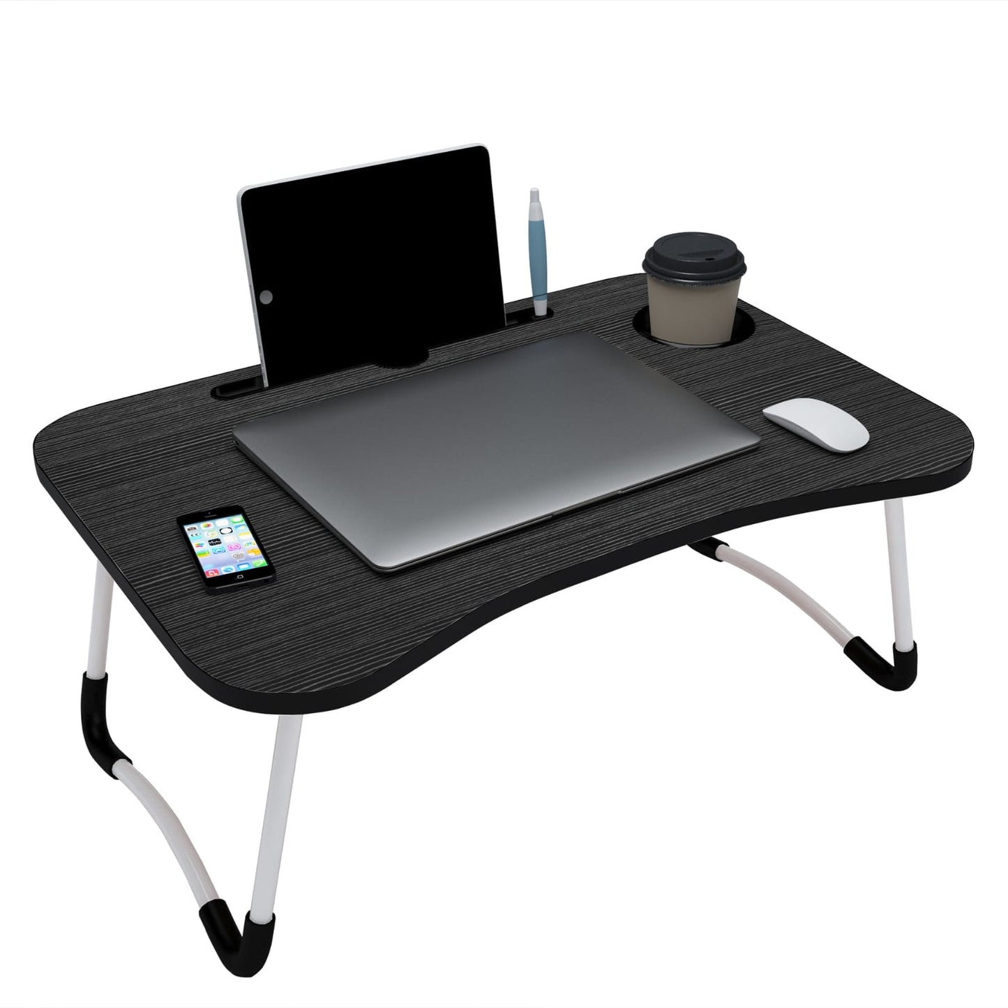 ✨ Wooden Foldable Laptop Table – Portable, Stylish & Ergonomic Workspace 💻