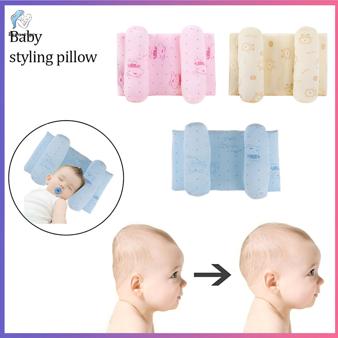 Infant Head Shaping Pillow – Newborn Baby Anti-Flat Head, Multi-Function Adjustable Support