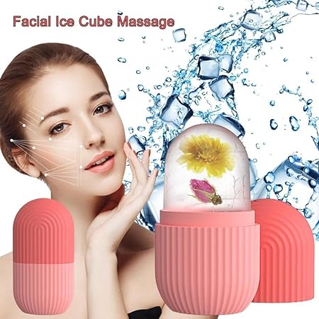 4-in-1 Skin Glow Kit – Ice Roller, Jade Roller, Derma Roller & Gua Sha Set