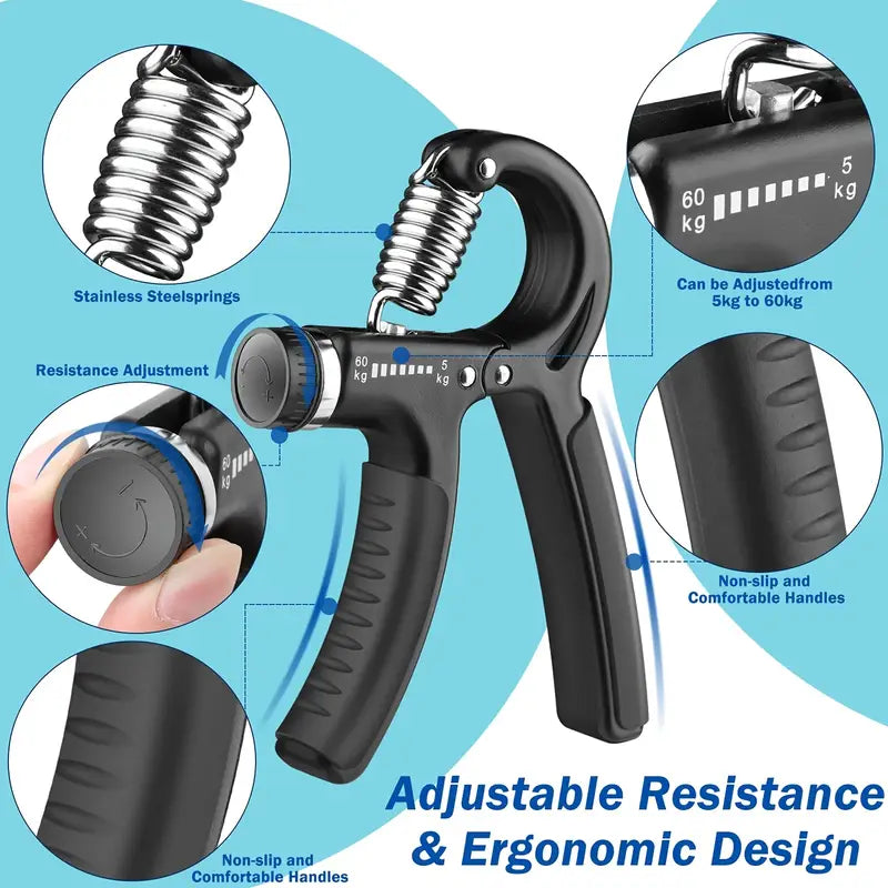 Buy 1 Get 1 Free Adjustable Hand Gripper Resistance Hand