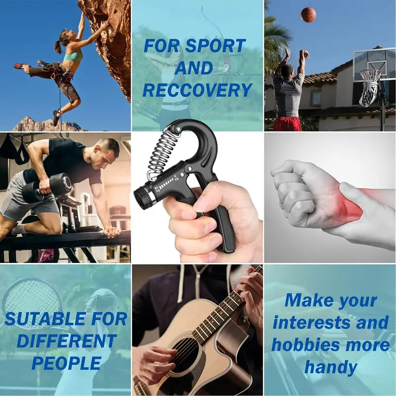 Buy 1 Get 1 Free Adjustable Hand Gripper Resistance Hand