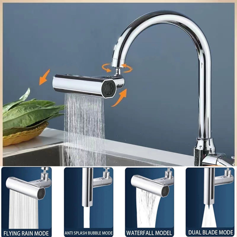 Multifunctional 360 Degree Rotatable Universal Shower