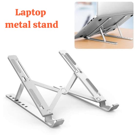 High-Quality Adjustable Metal Laptop Stand – Durable & Ergonomic