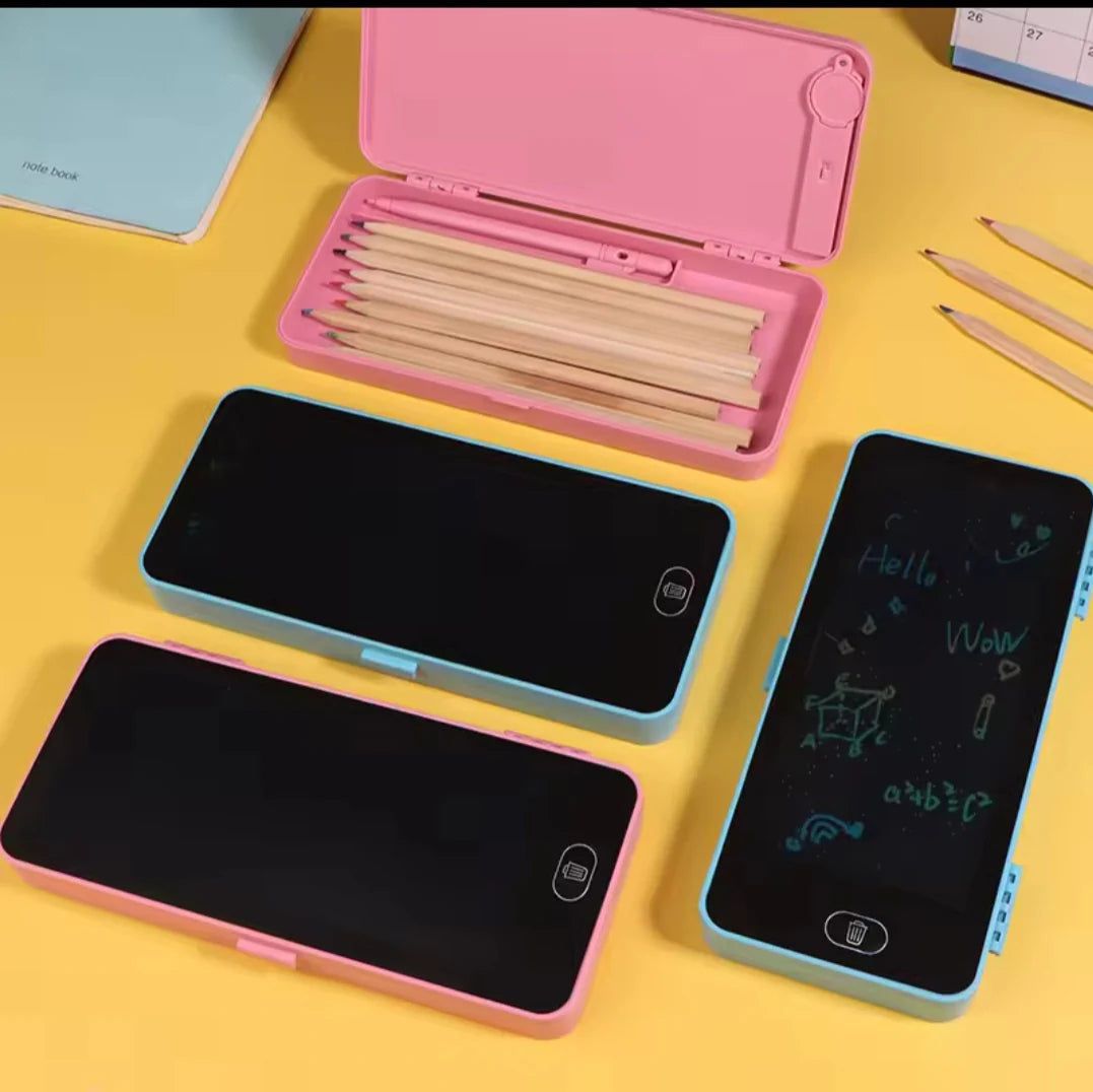 π₯ Geometry Pencil Box with Multi-Color Kids Writing Table β Fun & Durable (Mix/Random Colour)
