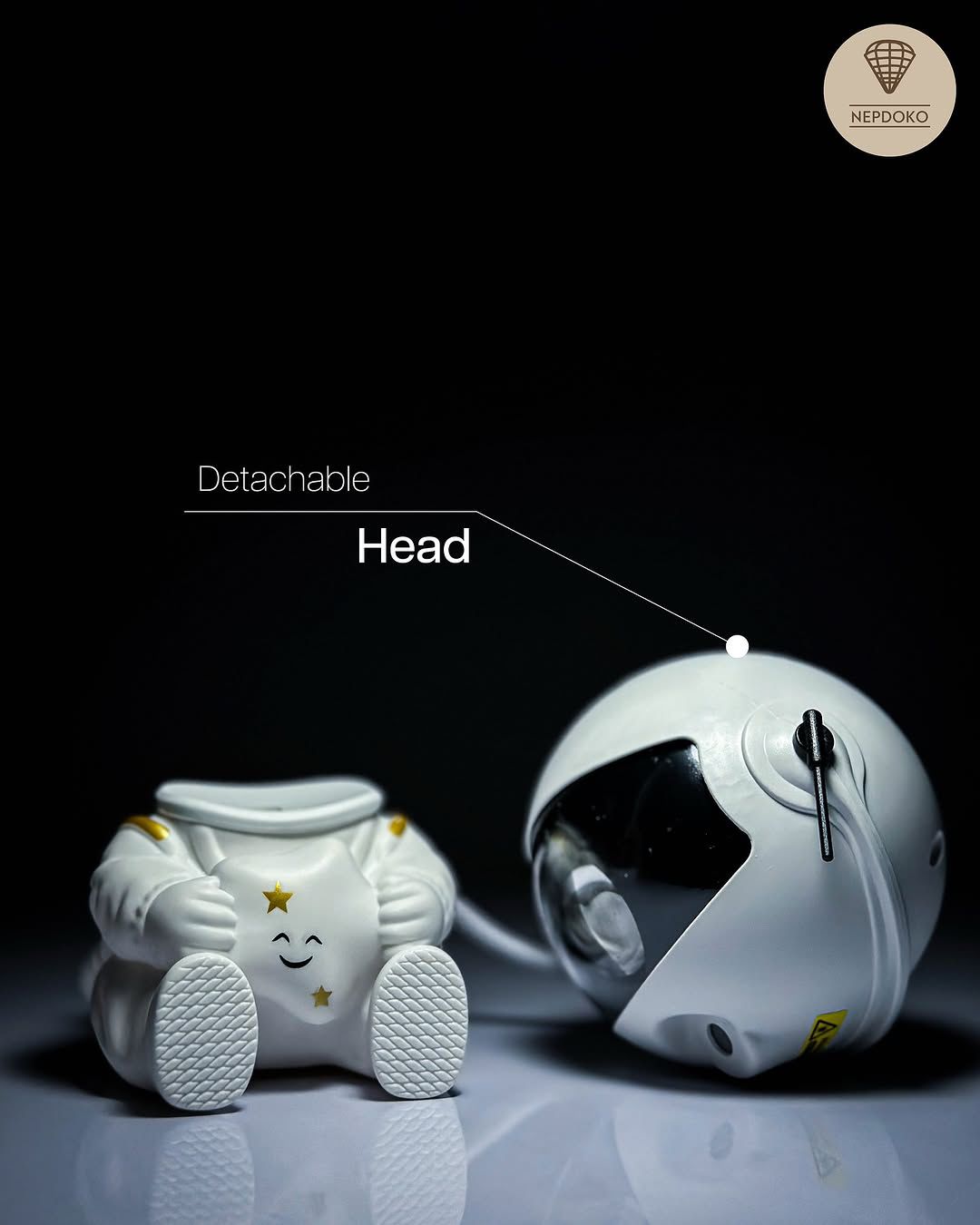 Astronaut Galaxy Star Projector Night Light – USB-Powered LED Nebula Lamp with Remote Control, Space-Themed Room Decor