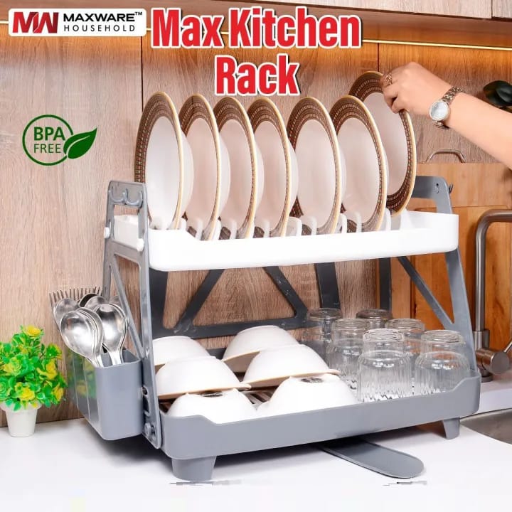 π΄ Max 2 Steps Kitchen Rack (With Water Drainer) π΄