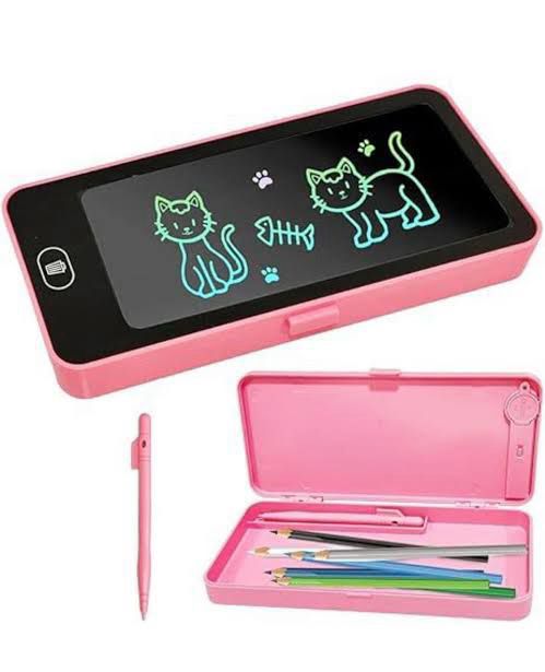 π₯ Geometry Pencil Box with Multi-Color Kids Writing Table β Fun & Durable (Mix/Random Colour)