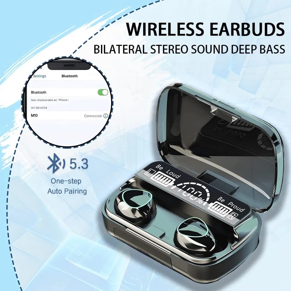✨ M10 Air Buds Wireless Bluetooth Earbuds ✨
