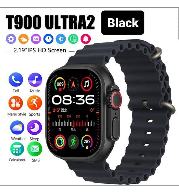 T900 Ultra 2 Smartwatch – Premium Sports & Fitness Smart Watch with Call Feature, HiwatchPro App, for Men & Women