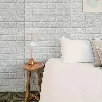 Water and Moisture Proof Anti Collision Self Adhesive White Brick Vinyl