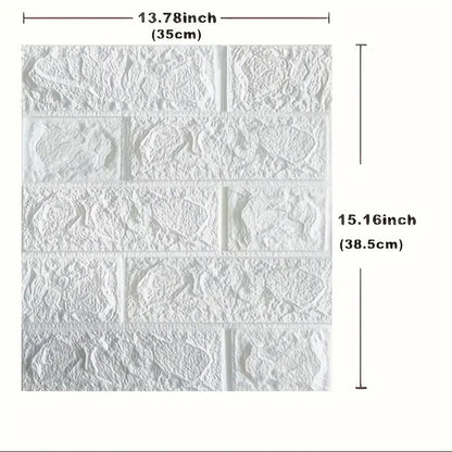 Water and Moisture Proof Anti Collision Self Adhesive White Brick Vinyl