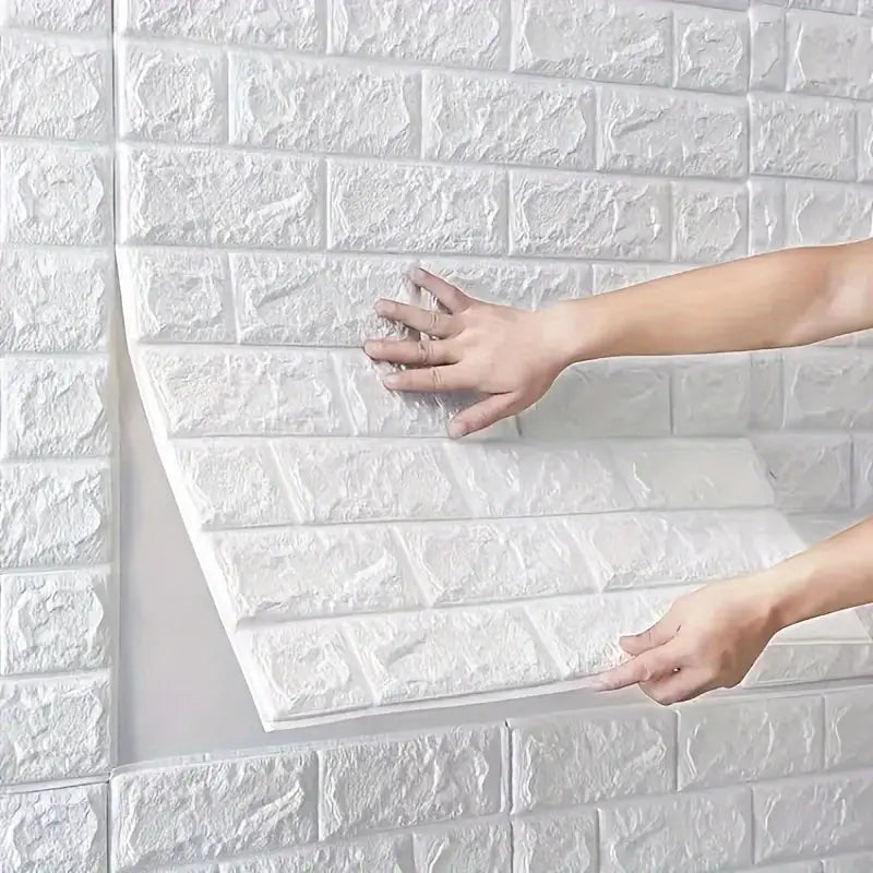 Water and Moisture Proof Anti Collision Self Adhesive White Brick Vinyl