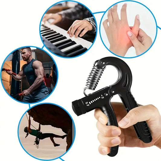 Buy 1 Get 1 Free Adjustable Hand Gripper Resistance Hand