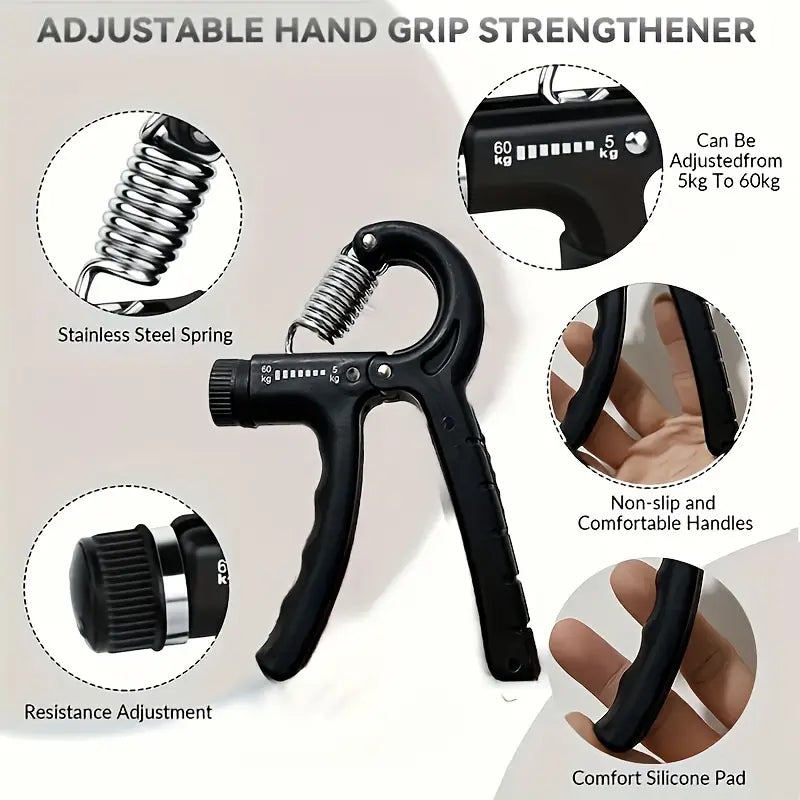 Buy 1 Get 1 Free Adjustable Hand Gripper Resistance Hand