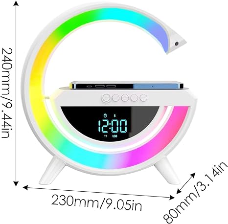 RGB Smart Lamp with Bluetooth Speaker and Clock
