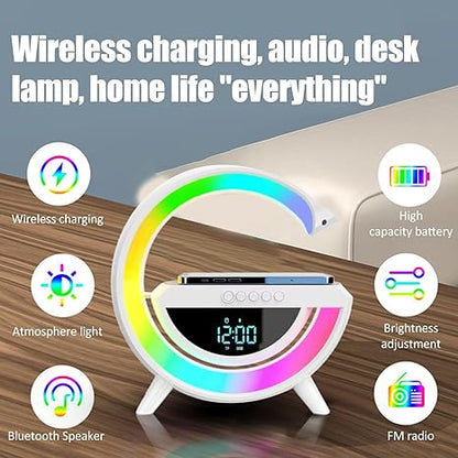 Futuristic 4-in-1 Smart RGB Lamp Front View