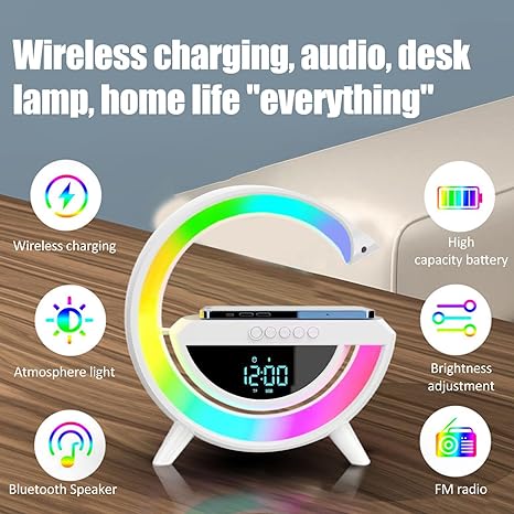Futuristic 4-in-1 Smart RGB Lamp Front View