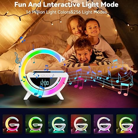 Rechargeable Smart RGB Lamp with Digital Display