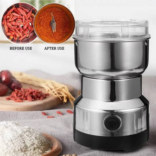 Electric Stainless Steel Dry Masala Grinder – Powerful Spice & Herb Grinder