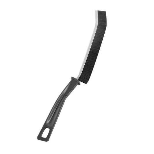 Heavy-Duty Narrow Wire Brush with Angled Handle – Rust & Dirt Remover for Hard-to-Reach Areas