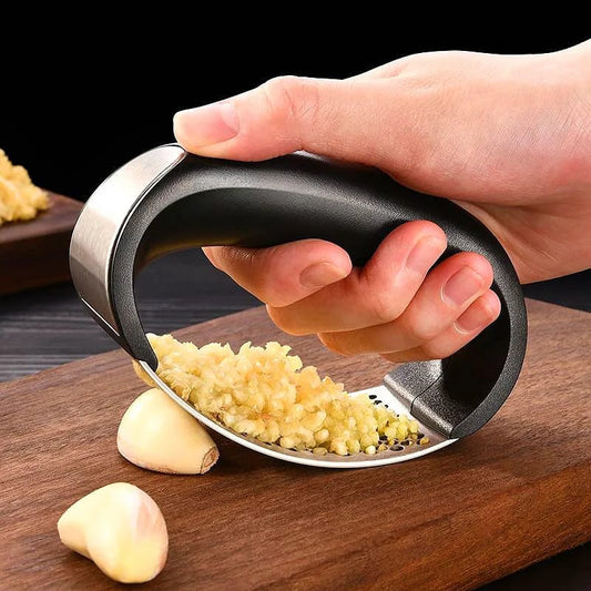 Ergonomic Stainless Steel vegetable Press – Easy Grip & Effortless Crushing