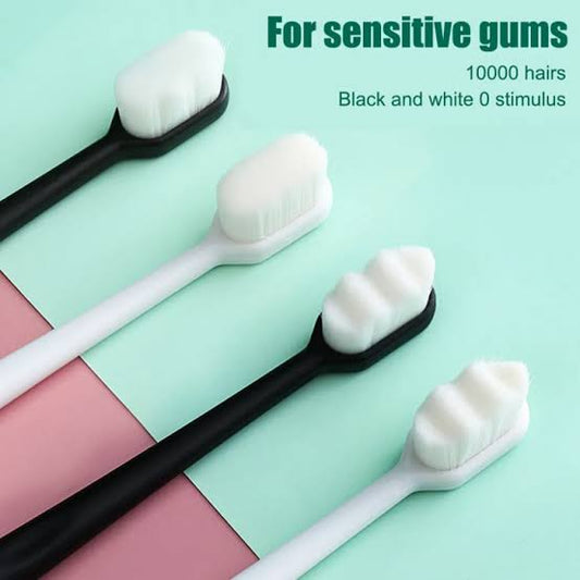 Ultra-Soft Toothbrush for Sensitive Gums – 10,000 Bristles, Gentle & Deep Cleaning