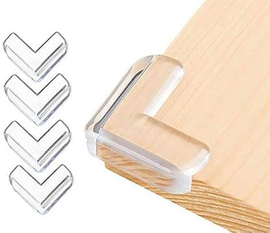 Clear Corner Protectors for Safety & Style Pack of 4