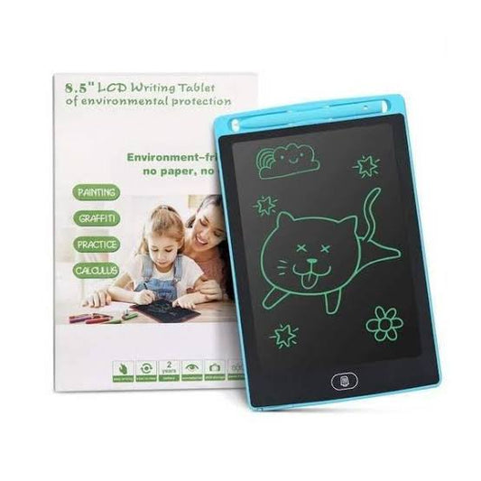Eco-Friendly 8.5" LCD Writing Tablet for Kids - Blue