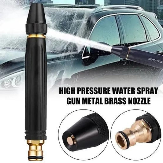 High-Pressure Water Spray Nozzle – Adjustable Garden Hose Attachment