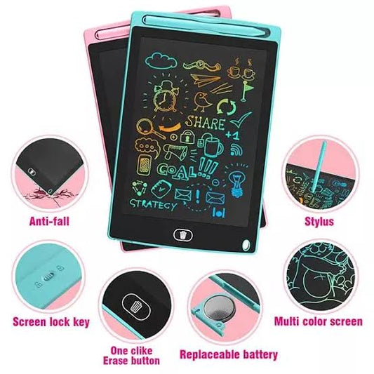 Digital Drawing 10 inch Tablet - Pink & Teal