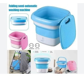 Portable Foldable Mini Washing Machine – Compact, Travel-Friendly & Ideal for Small Loads