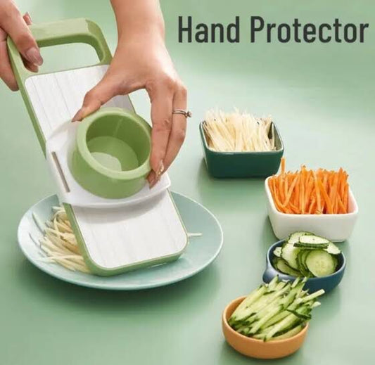 5-in-1 Multifunctional Vegetable & Fruit Slicer – Adjustable, Durable & Easy to Use
