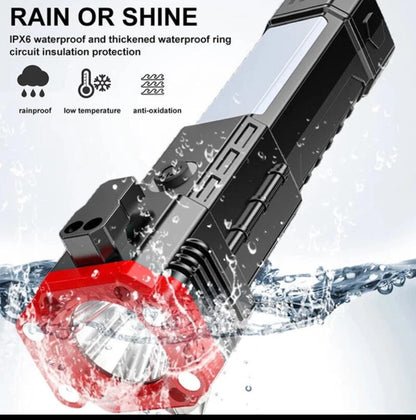 Multifunction Portable Led Flashlight Rechargeable