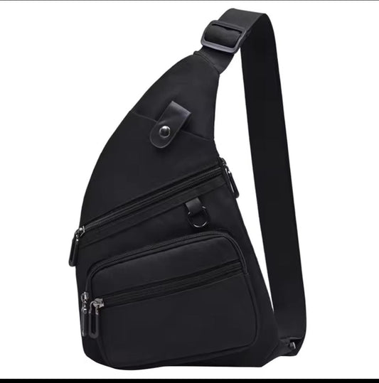 Crossbody Chest Bag – Water-Resistant with Adjustable Long Strap