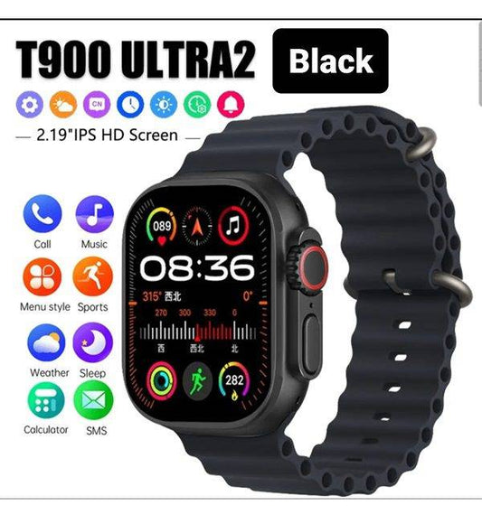 T900 Ultra 2 Smartwatch – Premium Sports & Fitness Smart Watch with Call Feature, HiwatchPro App, for Men & Women