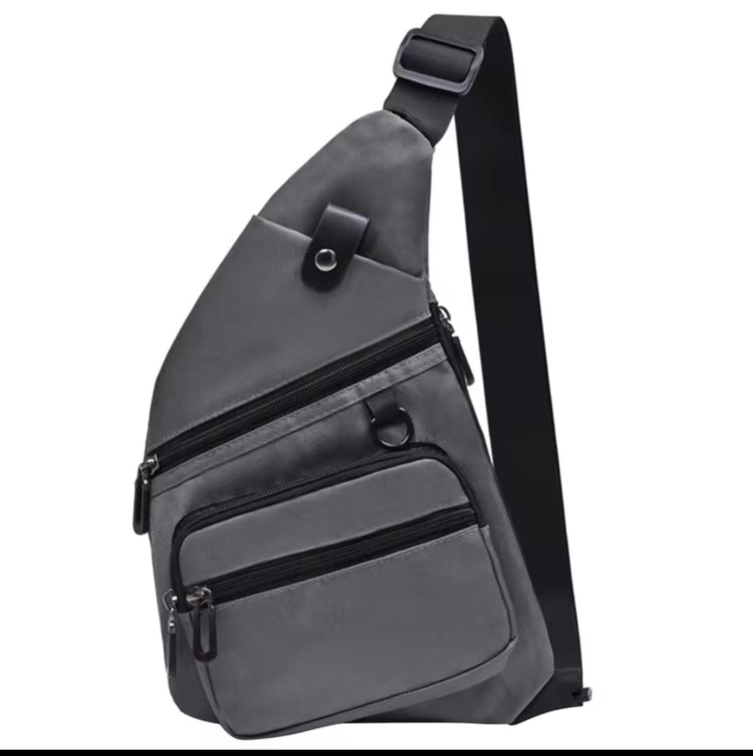 Crossbody Chest Bag – Water-Resistant with Adjustable Long Strap