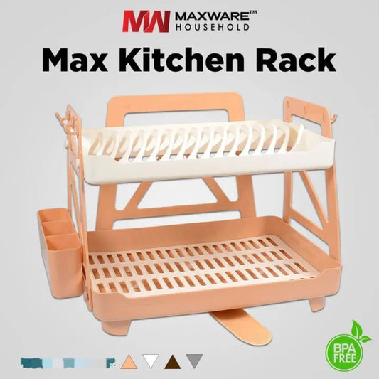 🍴 Max 2 Steps Kitchen Rack (With Water Drainer) 🍴